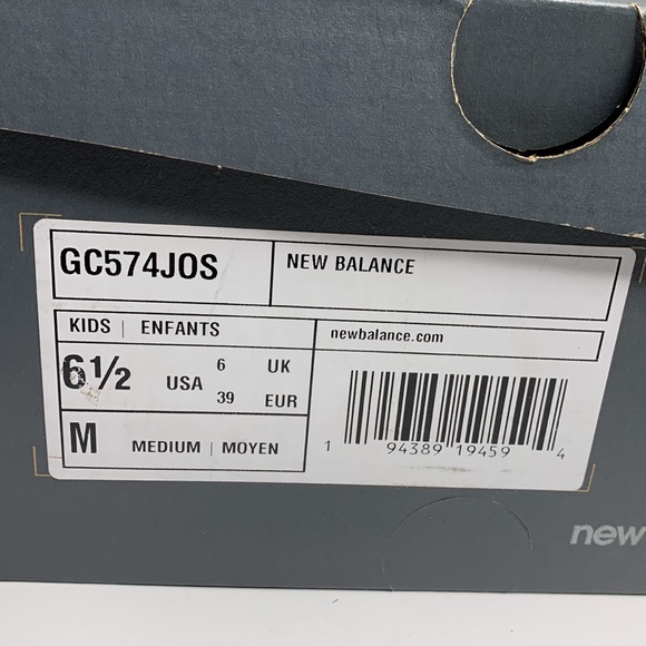 New Balance Kids 574 Classic Steel Bali Blue - Picture 9 of 10